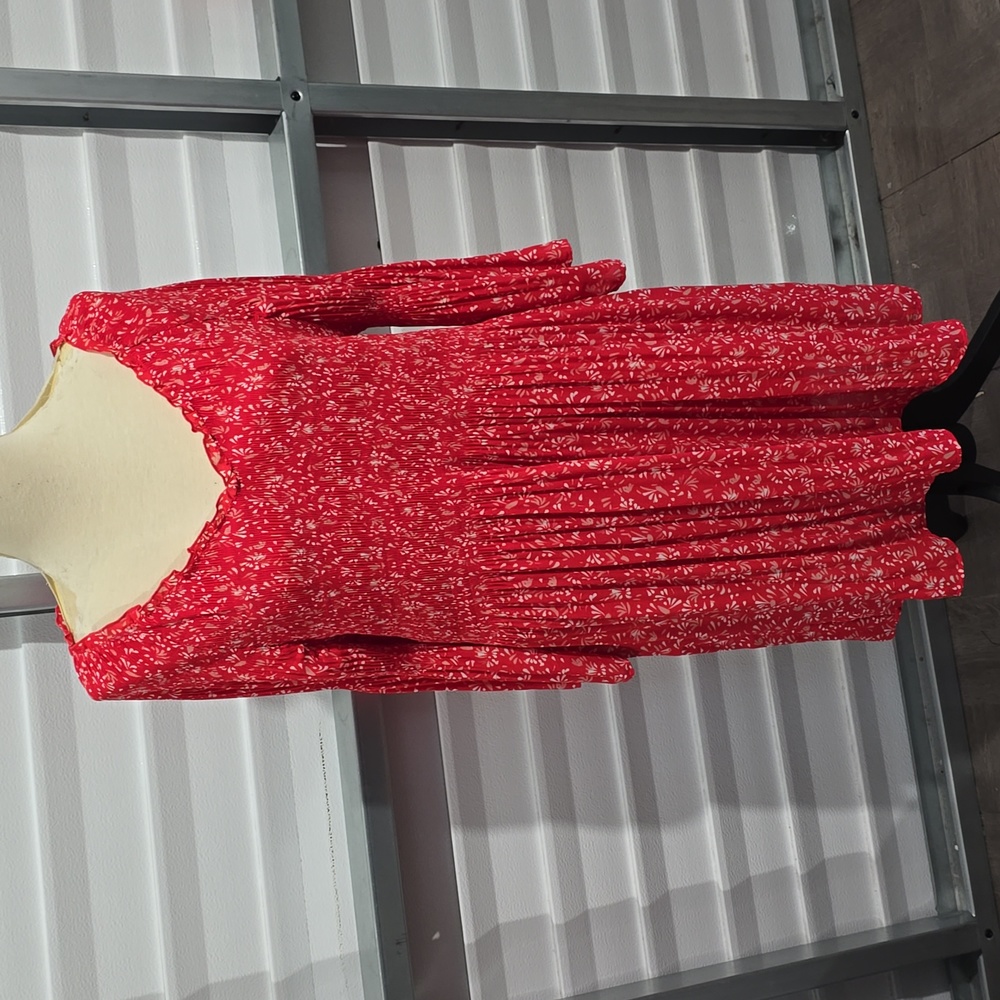 Spense Red Floral Dress